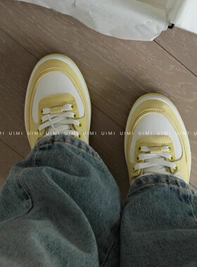 巨好看！经典百搭款打龟一号小白鞋25ss新款小鸡黄休闲运动板鞋女