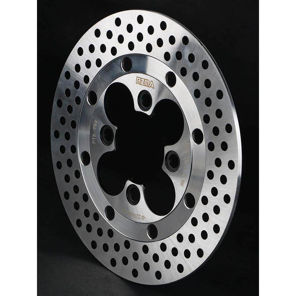 rzma瑞祖玛四孔刹车盘220一体盘飞机声电动车摩托车制动升级改装