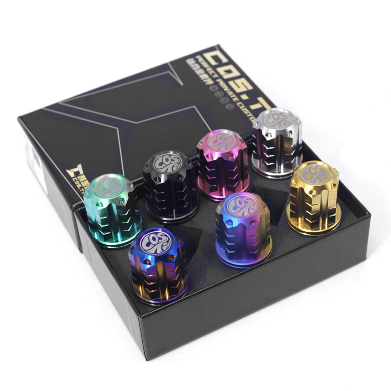 酷思钛Cos ti电机螺母封闭盖形M16/M18/M20钛合金改装电机螺母