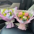 大束毛线手工针织花束成品创意编织玫瑰教师节送女友闺蜜生日礼物