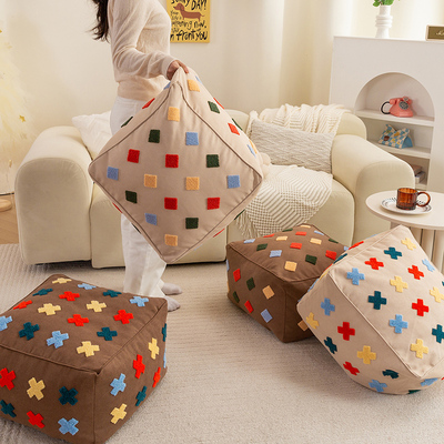 坐蹲榻榻米蒲团坐垫地上地毯墩子