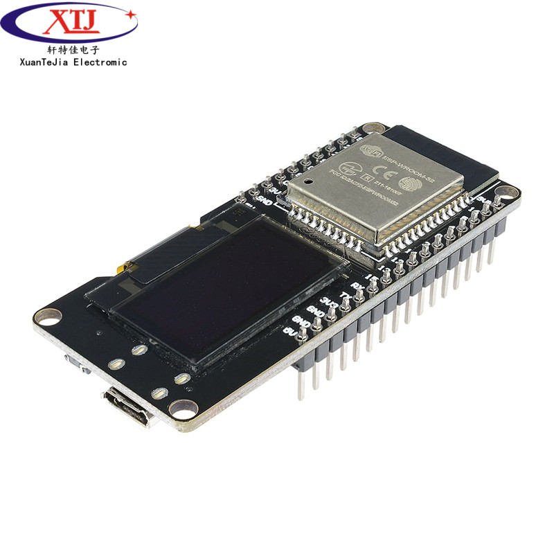 WeMo0s.96寸OLED ESP32 WIFI蓝牙模块CP2102开发板ESP32