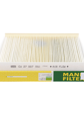 曼牌CU27007 适用现代进口 胜达2.4VVT 空调滤芯 空调滤清器