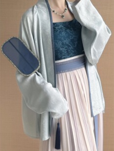 春夏新款【小凤凰】飞机袖搭拆柳百褶裙春夏汉服日常百搭女复原感
