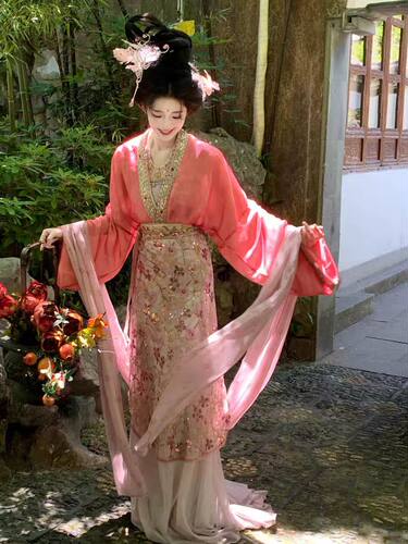 元春宋制汉服复原款仕女图影视版