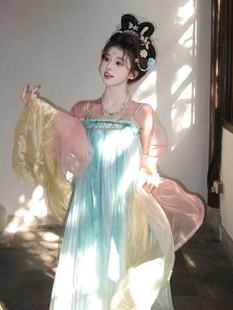 新款 成人汉服女超仙气一片式 齐胸襦裙小个子套装 春朝唐制古装