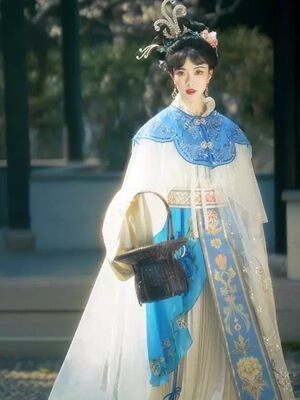 绮罗香宋制林黛玉绢人汉服套装