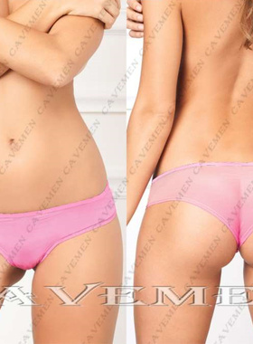 低腰女性感内裤透明无痕提臀三角裤紧身诱惑透气贴身半臀小裤sexy