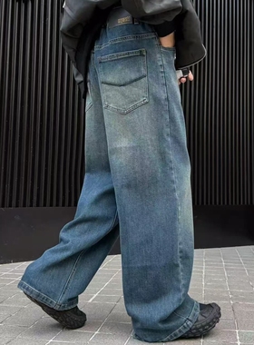 31332/68332青少年牛仔裤童装秋款男女童休闲裤长裤大童