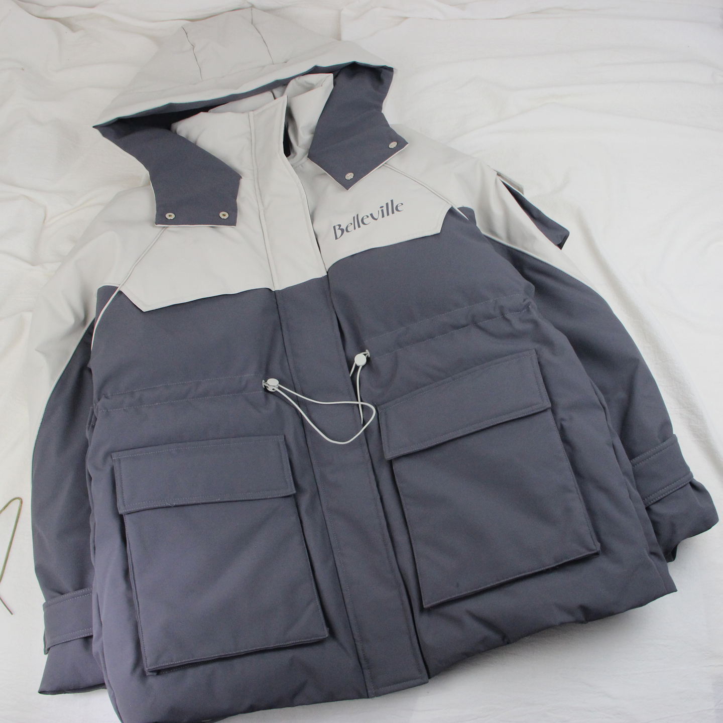 2426青少年带帽羽绒服童装冬款男女童保暖服装大童瑕疵