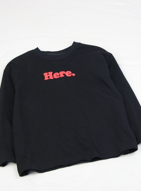 23295迪家长袖T恤衫童装秋款女童字母体恤中童