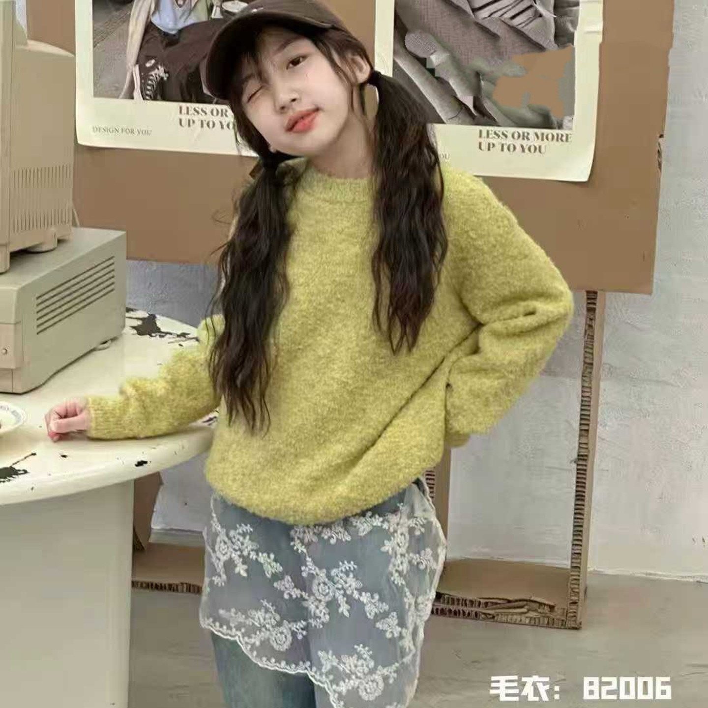 82006E家毛衣童装秋冬款女童针织衫套头衫中大童,童装/婴儿装/亲子装,毛衣/针织衫,淘宝优惠券,粉丝福利购,淘宝优惠卷