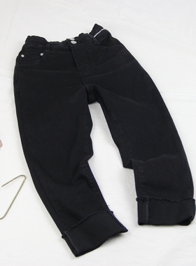 33525木家牛仔裤童装秋款女童弹力休闲裤铅笔裤中童