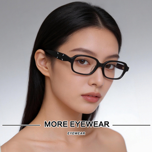 2025新款 GM联名眼镜架男黑色复古方形文艺小框板材平光镜女MM210