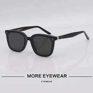 ROW 黑色板材方形显脸小拍照防嗮太阳镜女BY 2025新款 GM墨镜男经典