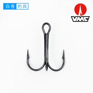 法国进口VMC加强三爪锚钩路亚改装 硬饵铁板VIB铅笔鱼钩三本钩9649