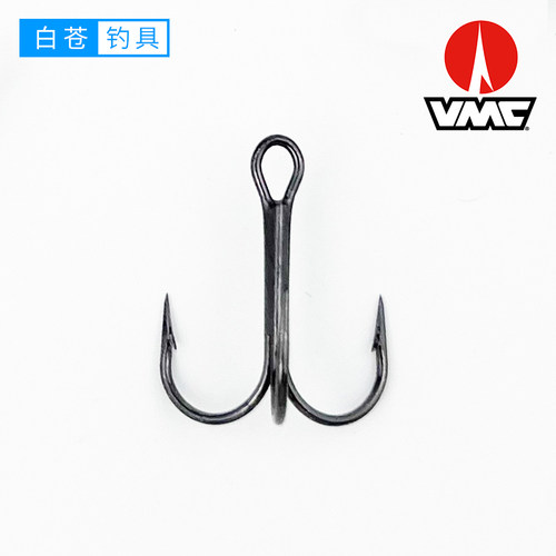 法国进口VMC加强三爪锚钩路亚改装硬饵铁板VIB铅笔鱼钩三本钩9649