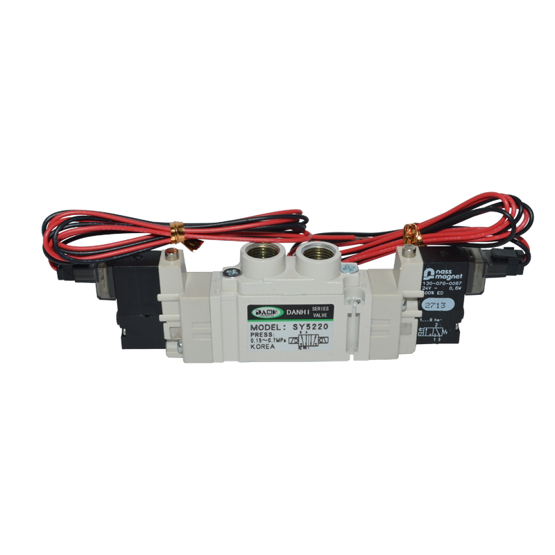 DANHI丹海韩国型两位五通双线圈电磁阀SY5220替换ARK电磁阀出线式
