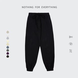 小中大加460g克重重磅毛圈休闲纯色厚卫裤 QW40 高街运动裤