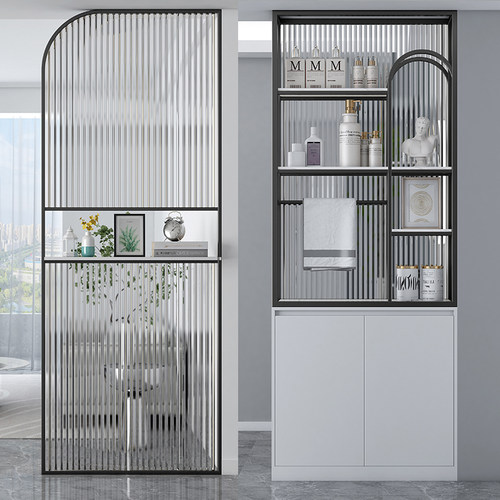 长虹超白钢化玻璃卫生间金属边框