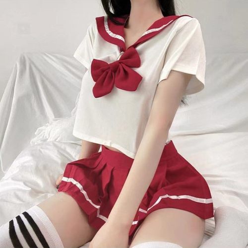 Sexy School Uniform Lingerie Student Outfit Uniform Pajamas