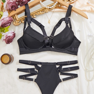 New hot selling bundled cross strap sexy lingerie set