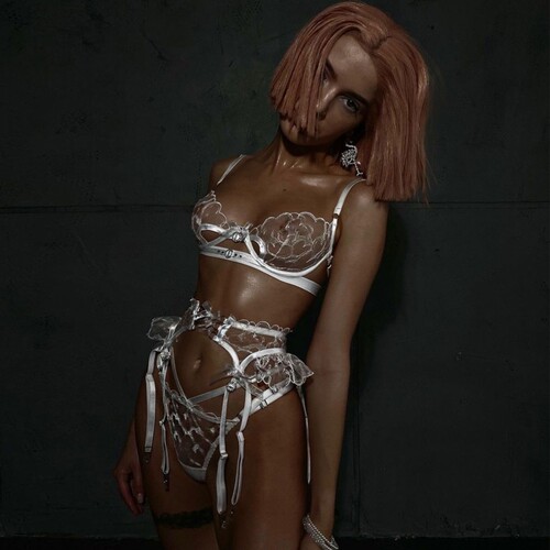 2026 Bright Diamond New Transparent Sexy Underwear Set Women