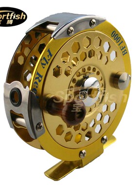 波腾全金属BF600/800/1000飞钓轮前打轮冰钓轮飞蝇轮鱼线轮