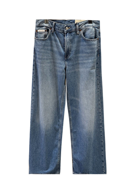 CK Jeans国内代购2025年秋冬新款女士宽松低腰垮裤牛仔裤47C727G