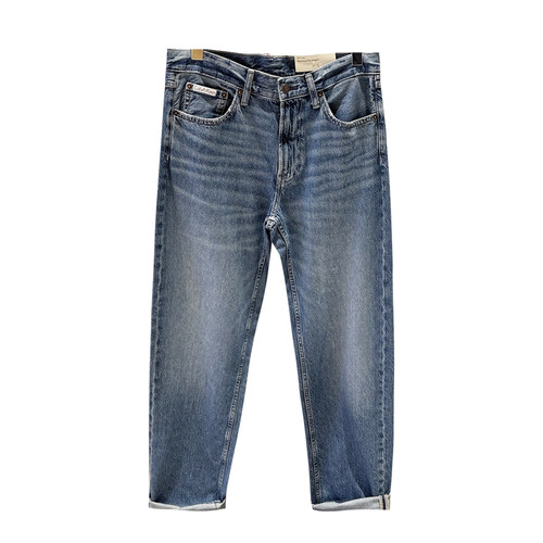 CK Jeans国内代购2025年秋冬新款男士纯棉直筒牛仔裤4RC761G