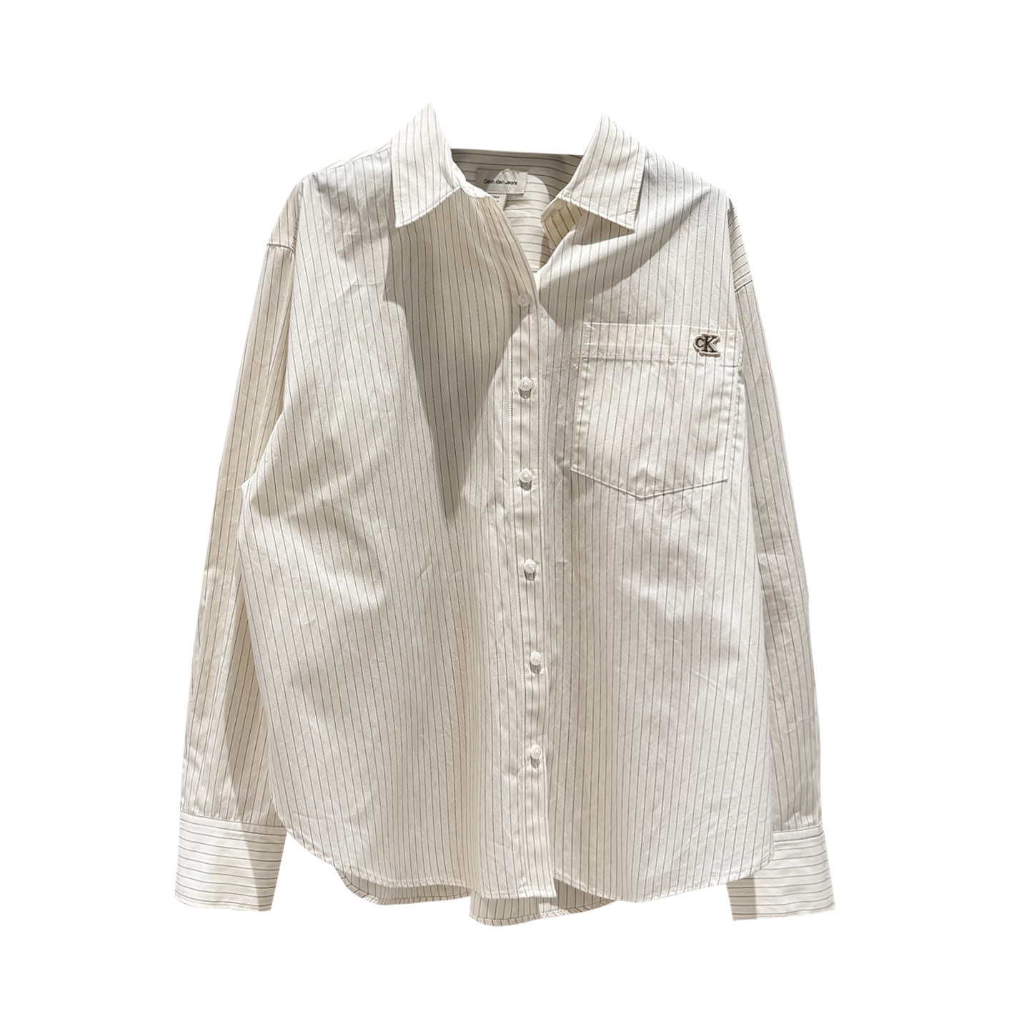 CK Jeans国内代购2026年春夏新款女士长袖衬衫47F103G