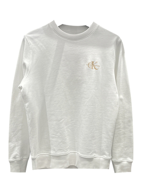 CK Jeans国内正品代购2024春夏新款男士时尚圆领卫衣J400354