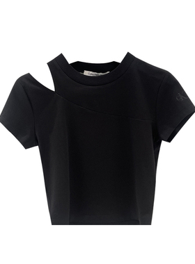 CK Jeans国内专柜正品代购2024春夏新款女士时尚短袖T恤J223338