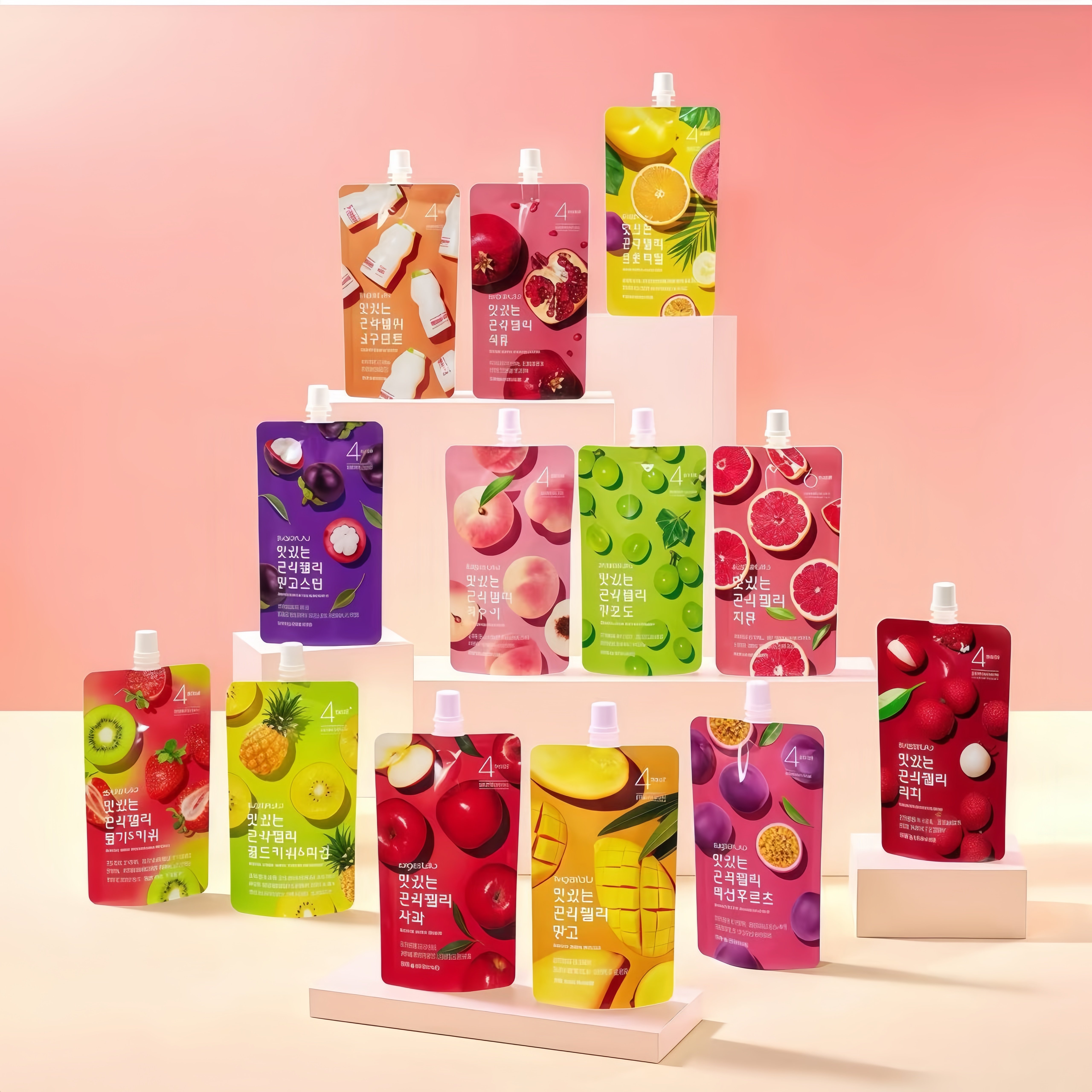 韩国直邮sugarlolo猕猴桃魔芋代餐吸吸果冻水果味卡路里个位数