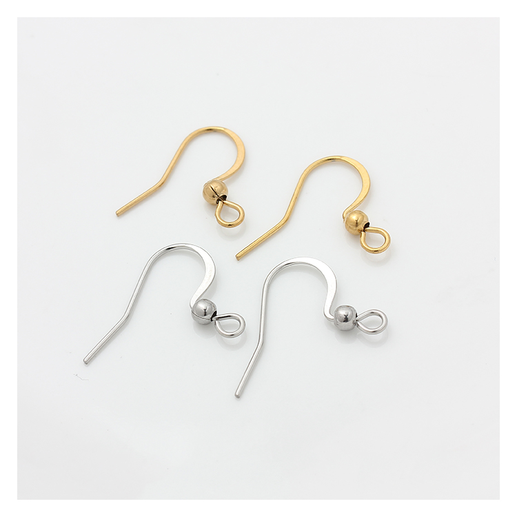 316钛钢耳钩不掉色不过敏