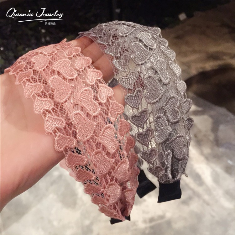 韩版宽边洗脸遮白发压碎发发箍