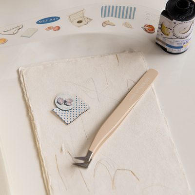 现货台湾MU多功能贴纸夹