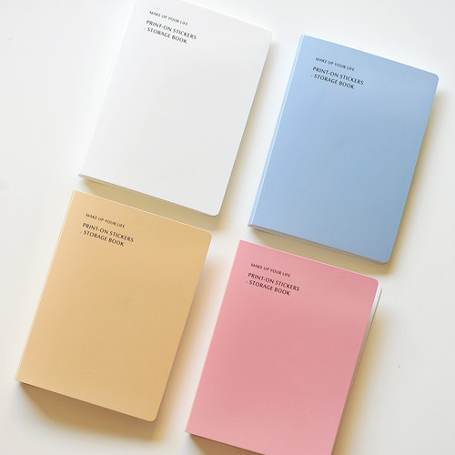 现货台湾MU贴纸收纳册