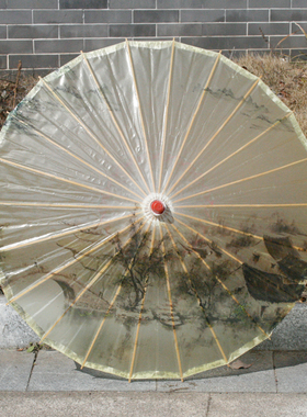 防雨桐油纸伞复古中国风花城油伞江南古典吊顶装饰cos摄影道具伞