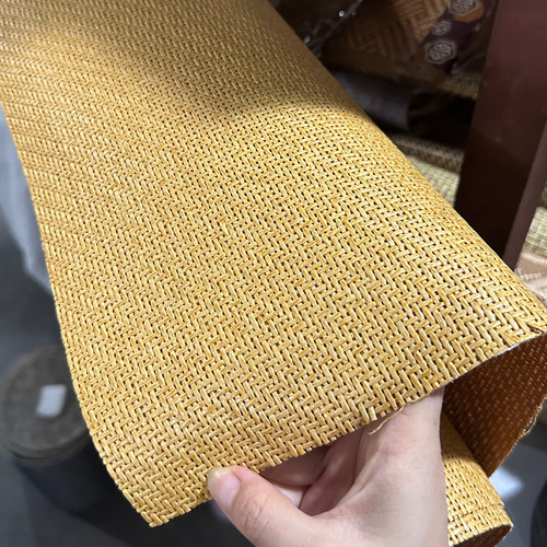 吊顶柜门装饰藤席榻榻米席面翻新