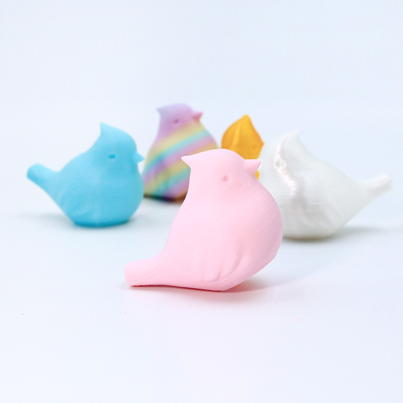 3D打印小鸟哨子解压玩具可爱动物摆件桌面装饰手办儿童创意礼物