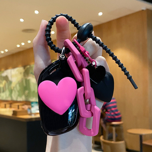 名爵mg4钥匙套mg5女hs天蝎座zs木兰i5领航mg扣ev五6pro壳26款es5