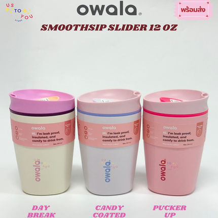 Owala Smoothsip Slider 12OZ Thermal Cup Sports Water Bottle