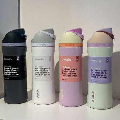 owala freesip 40OZ Stainless steel straw thermos mug