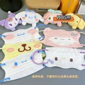 口罩可爱v型三丽鸥印花女高颜值护眼角独立包装 透气一次性显脸小