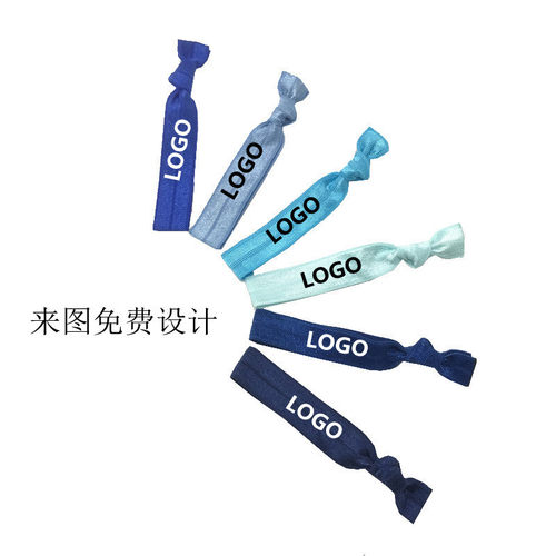 欧美流行多巴胺彩色弹力打结发带