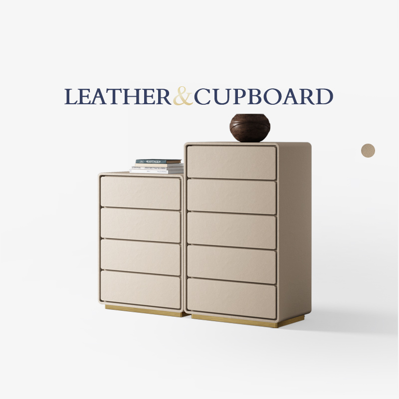 意式极简五斗柜客厅卧室墙边柜子