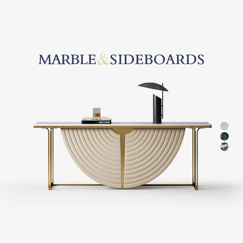 意式餐边柜高级酒柜轻奢储物斗柜