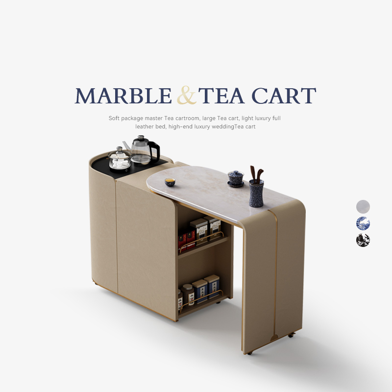 移动茶台家用小茶车沙发边柜茶桌