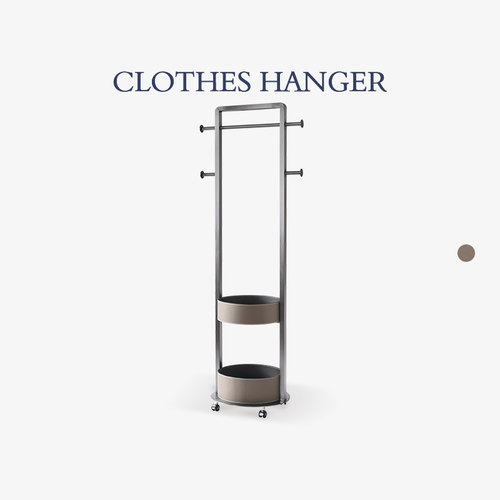 轻奢卧室挂衣架一体靠墙边衣帽架